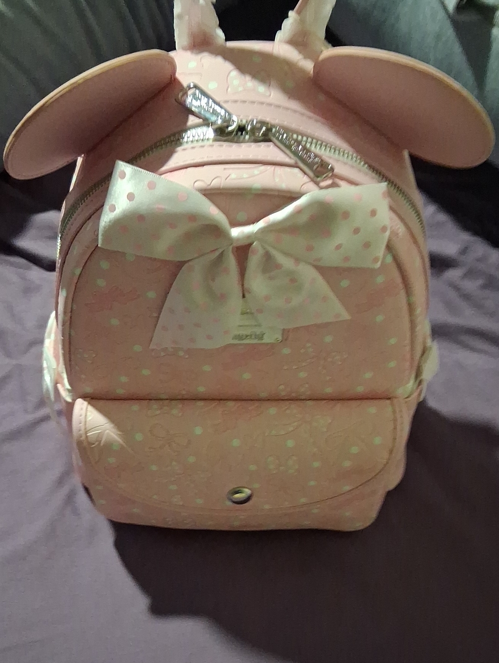 Pink Bow Accent Mini Backpack - Loungefly